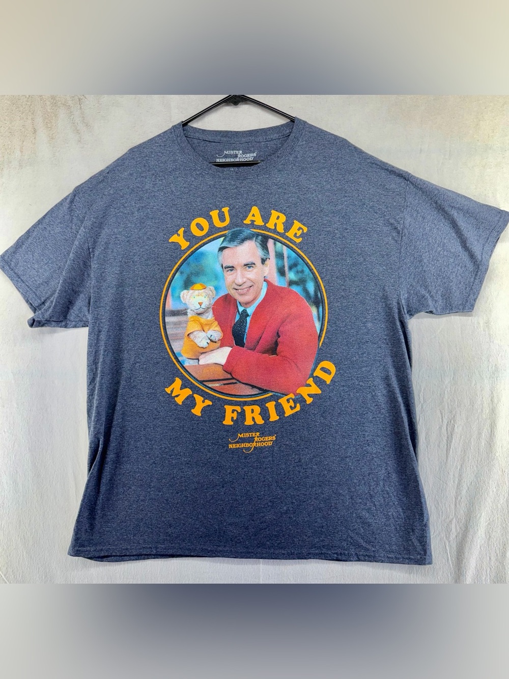 Mister Rogers Neighborhood You Are My Friend Graphic Tee - Blue